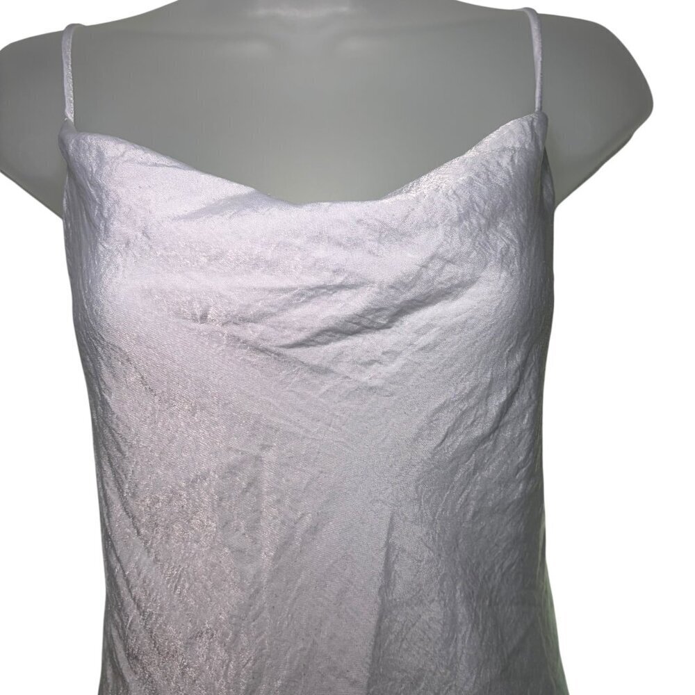 Resa White Cowl Neck Midi Dress XS - Picture 5 of 6